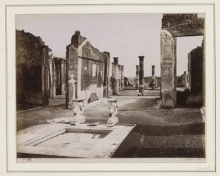 Rester av Casa di Cornelia Ruffo i Pompeji