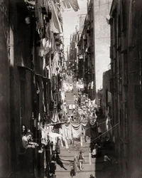 Gatubild, Neapel, Italien