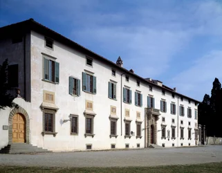 Fasad av Villa Medicea av Castello, cirka 1538