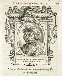 Milano, Braidensebiblioteket, Vite de piv excellent, Giorgio Vasari 1568, Andrea del Sarto