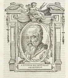 Milano, Biblioteca Braidense, Vite de piv excellent, Giorgio Vasari 1568, Antonio da Sangallo