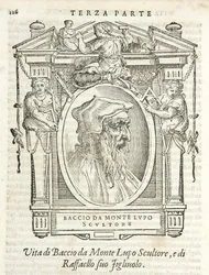 Milano, Biblioteca Braidense, Vite de piv excellent, Giorgio Vasari 1568, Baccio da Montelupo