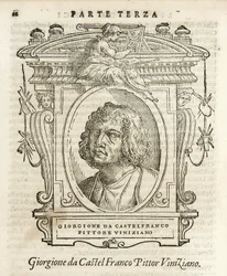 Milano, Biblioteca Braidense, Vite de piv excellent, Giorgio Vasari 1568, Giorgione da Castelfranco