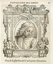 Milano, Biblioteca Braidense, Vite de piv excellent, Giorgio Vasari 1568, Raffaellino del Garbo