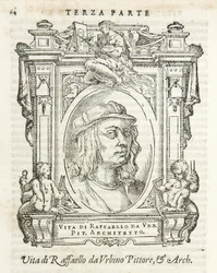 Milano, Biblioteca Braidense, Vite de piv excellent, Giorgio Vasari 1568, Raffello Sanzio da Urbino