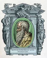 Porträtt av Baccio BANDINELLI (Florens