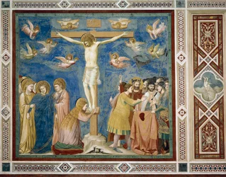 Korsfästelse, detalj ur Kristi liv och lidande, av Giotto