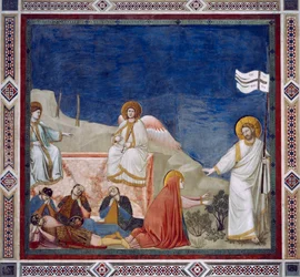Noli me tangere - Kristi uppståndelse, detalj ur Kristi liv och lidande
