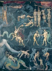 The Last Judgement, c.1305 (fresk) (detalj av 65227)