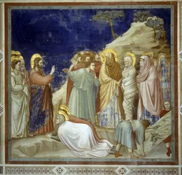 The Raising of Lazarus, ca 1305 (fresk)