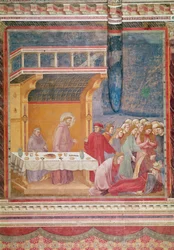 Saint Francis förutsäger en riddars död i Celano, c.1297-99