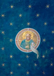 Profeten Malaki, från takvalvet, ca 1305