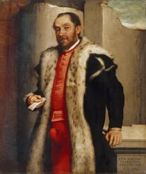 Porträtt av Antonio Navagero, 1565.