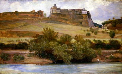 Foglia Sabina (olja på panel)