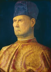 Giovanni Emo, c.1475/1480 (olja på panel överförd till duk monterad på panel)