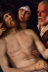 Kristi klagan, ca 1502 (blandteknik på poppelträ)