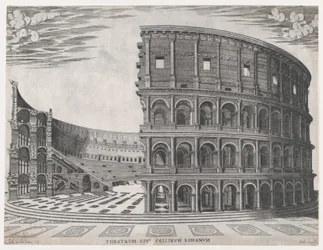Mirror of Roman Magnificence: Colosseum, 1581., 1581.
