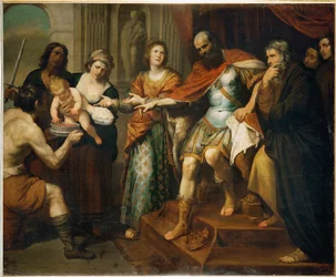 Moses och Faraos krona (målning på duk)