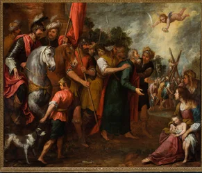 Sankt Andreas ledd till martyrdöden, ca 1669 (olja på duk)