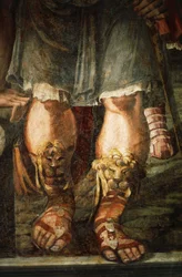 Äktenskap mellan Alexander Great och Roxana (detalj)