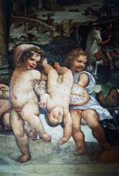Äktenskap mellan Alexander Great och Roxana (detalj)