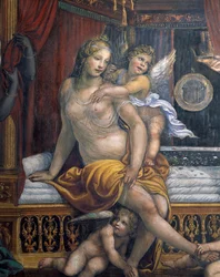 Sala delle Nozze di Alessandro e Rossana Hall av Alexander den stores bröllop 356-323 f.Kr
