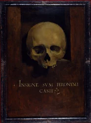 Memento Mori, c.1500 (olja på träpanel)