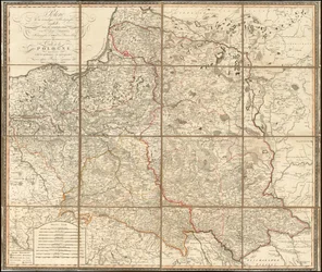 1807 års karta över Polen