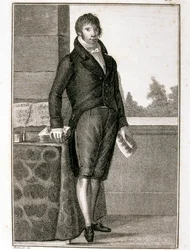 Porträtt av Luigi Cherubini (etsning)
