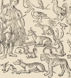 Exempel på recammi, sida 12 verso, 1530.