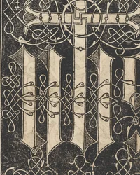 Exempel på recammi, sidan 17 recto, 1530.