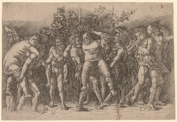 Bacchanal med Silenus.