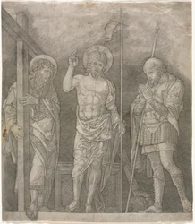 Den uppståndne Kristus mellan Andreas och Longinus