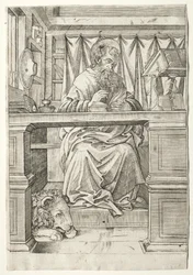 St. Hieronymus i hans studie