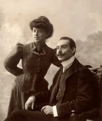 Alfredo Trombetta med sin fru