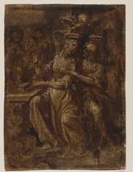 Sts Cecilia och Valerianus vid orgeln