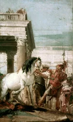 Alexander den store och hans häst Bucephala