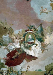Apoteos av prinsbiskop Carl Philipp von Greiffenklau (fresk)