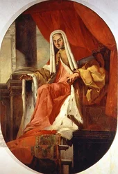 Porträtt av doge Marco Cornaro (olja på duk)