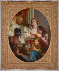 Romerska matronor offrar till Juno 1745 (olja på duk)