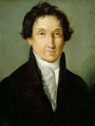 Självporträtt av Giovanni Battista Borghesi (1790-1846)