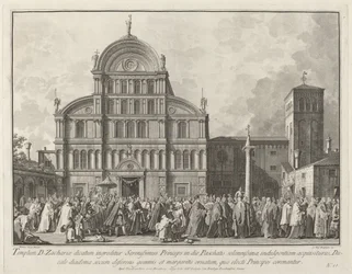 Dogens besök i San Zaccaria på påskdagen, 17631766.