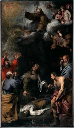 Miracle of St Bernardino of Siena (olja på duk
