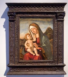 Madonna med barn (olja på duk)