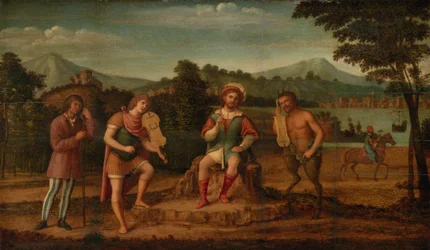 Midas dom. Musiktävlingen mellan Apollo och Marsyas