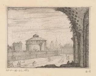 Rester av Diocletianus bad i Rom Terma Diocletiane (titel på objekt) Utsikt över Rom (serietitel) Alcune vedute et prospettive di luoghi dishabitati di Roma (serietitel)