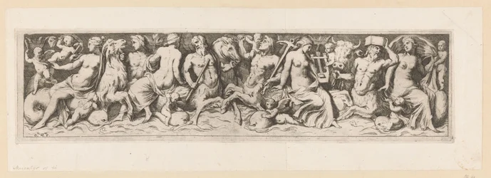 Tritons, Nereids och putti