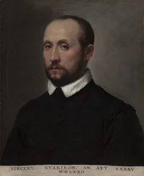 Porträtt av Vincenzo Guarignoni, ca. 1572.