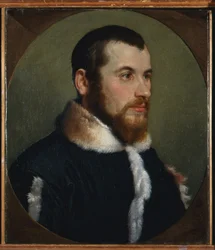Porträtt av en ung man, ca 1560 (olja på duk)