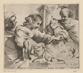 Helig familj med Anna och den unge Johannes Döparen